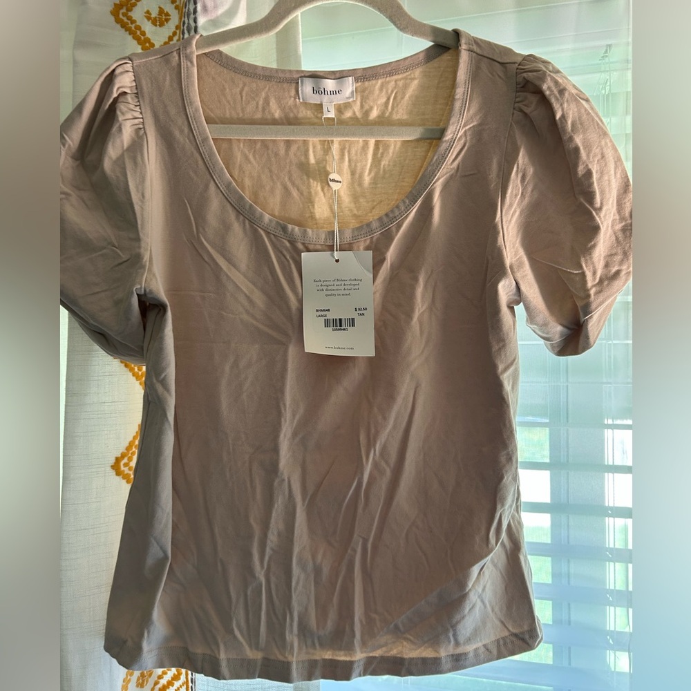 bohme Women's Puff Sleeve Top - Cream
